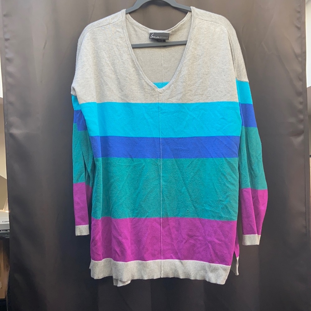 Multi colored sweater